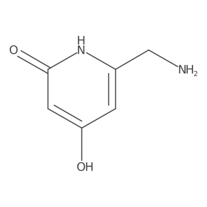 6-(Aminomethyl)pyridine-2,4-diol Structure