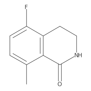 5-Fluoro-8-methyl-3,4-dihydroisoquinolin-1(2H)-one结构式