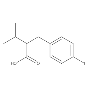 2-(4-Iodobenzyl)-3-methylbutanoic acid结构式