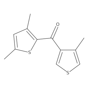 Methanone, (3,5-dimethyl-2-thienyl)(4-methyl-3-thienyl)-结构式