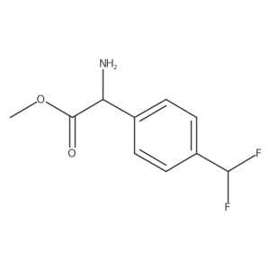 Methyl 2-amino-2-(4-(difluoromethyl)phenyl)acetate Structure