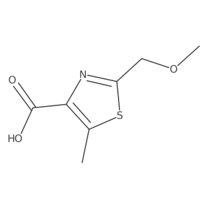 2-(Methoxymethyl)-5-methylthiazole-4-carboxylicacid Structure
