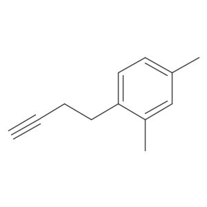 1-(But-3-yn-1-yl)-2,4-dimethylbenzene Structure
