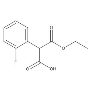 3-Ethoxy-2-(2-fluorophenyl)-3-oxopropanoic acid结构式