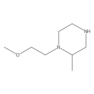 (2R)-1-(2-methoxyethyl)-2-methylpiperazine结构式
