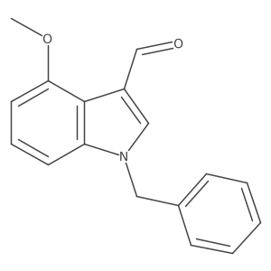 1-Benzyl-4-methoxy-indole-3-carbaldehyde Structure