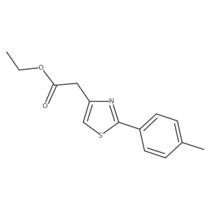 Ethyl 2-(2-(p-tolyl)thiazol-4-yl)acetate Structure