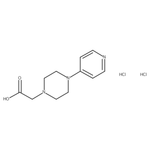 1-(4-Pyridyl)-4-carboxymethylpiperazine dihydrochloride Structure