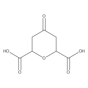 4-Pyrone-2,6-dicarboxylic acid结构式