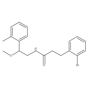 3-(2-bromophenyl)-N-(2-methoxy-2-(o-tolyl)ethyl)propanamide Structure
