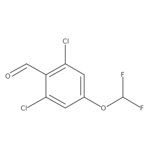 2,6-Dichloro-4-(difluoromethoxy)benzaldehyde结构式