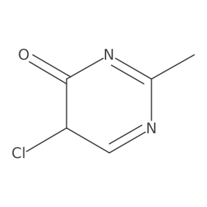 5-Chloro-2-methylpyrimidin-4(5H)-one Structure