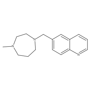 6-[(4-Methyl-1,4-Diazepan-1-Yl)methyl]quinoline Structure