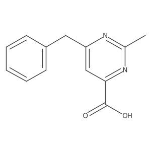 6-Benzyl-2-methylpyrimidine-4-carboxylic acid Structure