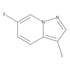 6-Fluoro-3-iodopyrazolo[1,5-a]pyridine Structure