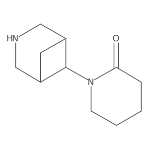 1-{3-Azabicyclo[3.1.1]heptan-6-yl}piperidin-2-one Structure
