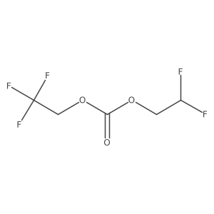 2,2-Difluoroethyl 2,2,2-trifluoroethyl carbonate Structure