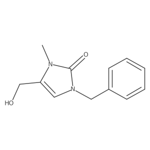 1-Benzyl-4-(hydroxymethyl)-3-methyl-2,3-dihydro-1H-imidazol-2-one结构式