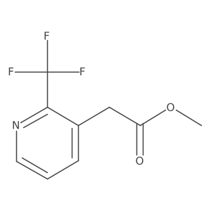 Methyl 2-(Trifluoromethyl)pyridine-3-acetate Structure