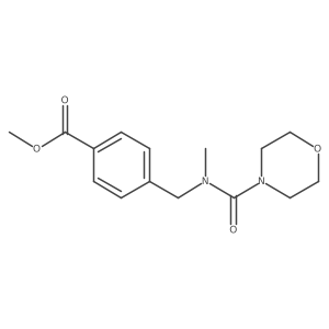 Methyl 4-[[methyl(4-morpholinylcarbonyl)amino]methyl]benzoate Structure