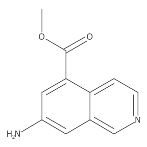Methyl 7-aminoisoquinoline-5-carboxylate Structure