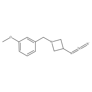 3-Azido-1-(3-methoxybenzyl)azetidine结构式