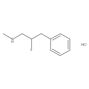 (2-Fluoro-3-phenylpropyl)(methyl)amine hydrochloride Structure