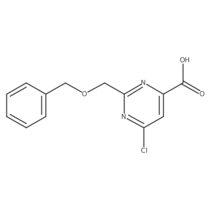 2-[(Benzyloxy)methyl]-6-chloropyrimidine-4-carboxylic acid Structure