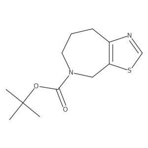 tert-butyl 4H,5H,6H,7H,8H-[1,3]thiazolo[5,4-c]azepine-5-carboxylate结构式