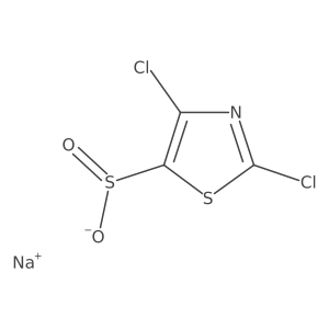 Sodium dichloro-1,3-thiazole-5-sulfinate结构式