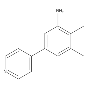 2,3-Dimethyl-5-(pyridin-4-yl)aniline Structure