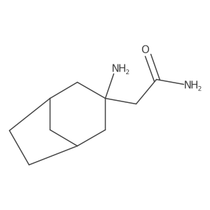 2-{3-Aminobicyclo[3.2.1]octan-3-yl}acetamide结构式
