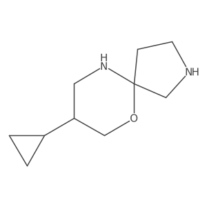 8-Cyclopropyl-6-oxa-2,10-diazaspiro[4.5]decane Structure