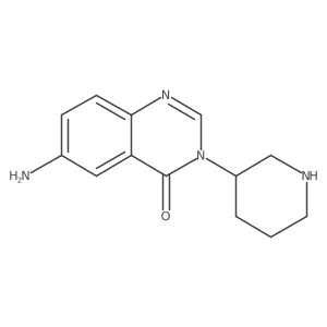 6-Amino-3-(piperidin-3-yl)-3,4-dihydroquinazolin-4-one Structure