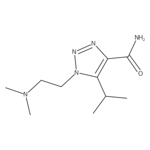 1-[2-(dimethylamino)ethyl]-5-(propan-2-yl)-1H-1,2,3-triazole-4-carboxamide结构式