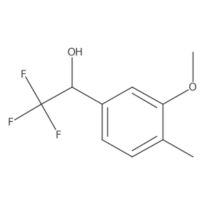 (1S)-2,2,2-trifluoro-1-(3-methoxy-4-methylphenyl)ethan-1-ol结构式
