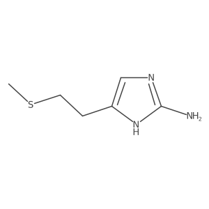 5-[2-(methylsulfanyl)ethyl]-1H-imidazol-2-amine Structure