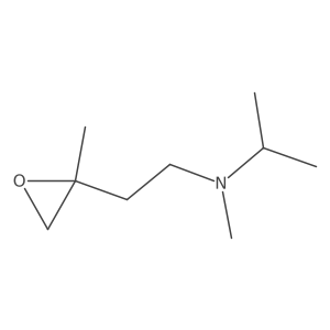 Methyl[2-(2-methyloxiran-2-yl)ethyl](propan-2-yl)amine Structure