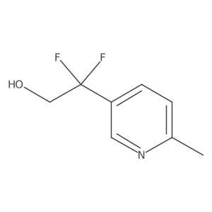 2,2-Difluoro-2-(6-methylpyridin-3-yl)ethanol Structure