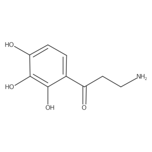 3-Amino-1-(2,3,4-trihydroxyphenyl)propan-1-one Structure
