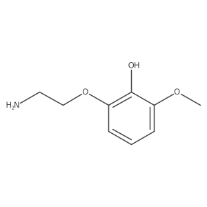 2-(2-Aminoethoxy)-6-methoxyphenol结构式