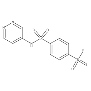 4-(Pyridazin-4-ylsulfamoyl)benzenesulfonyl fluoride Structure
