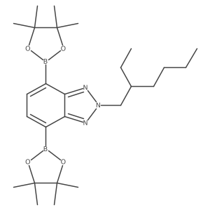 2-(2-Ethylhexyl)-4,7-bis(4,4,5,5-tetramethyl-1,3,2-dioxaborolan-2-yl)-2H-benzo[d][1,2,3]triazole Structure