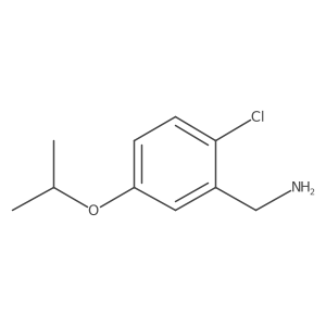 2-Chloro-5-isopropoxybenzylamine结构式