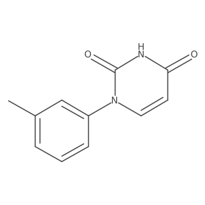 1-(3-Methylphenyl)-1,2,3,4-tetrahydropyrimidine-2,4-dione结构式