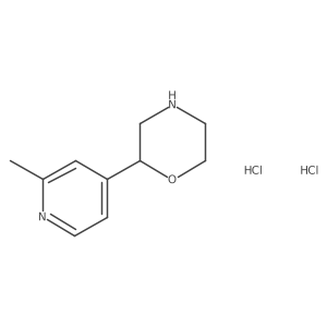 2-(2-Methylpyridin-4-yl)morpholine dihydrochloride Structure