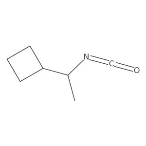 (1-Isocyanatoethyl)cyclobutane Structure