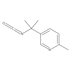 5-(2-Isocyanatopropan-2-yl)-2-methylpyridine Structure