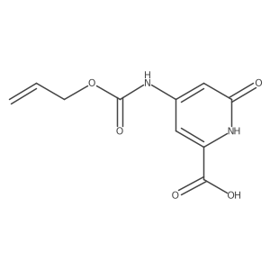 6-Hydroxy-4-{[(prop-2-en-1-yloxy)carbonyl]amino}pyridine-2-carboxylic acid Structure