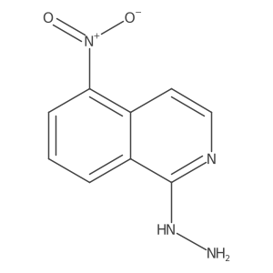 1-Hydrazinyl-5-nitroisoquinoline结构式